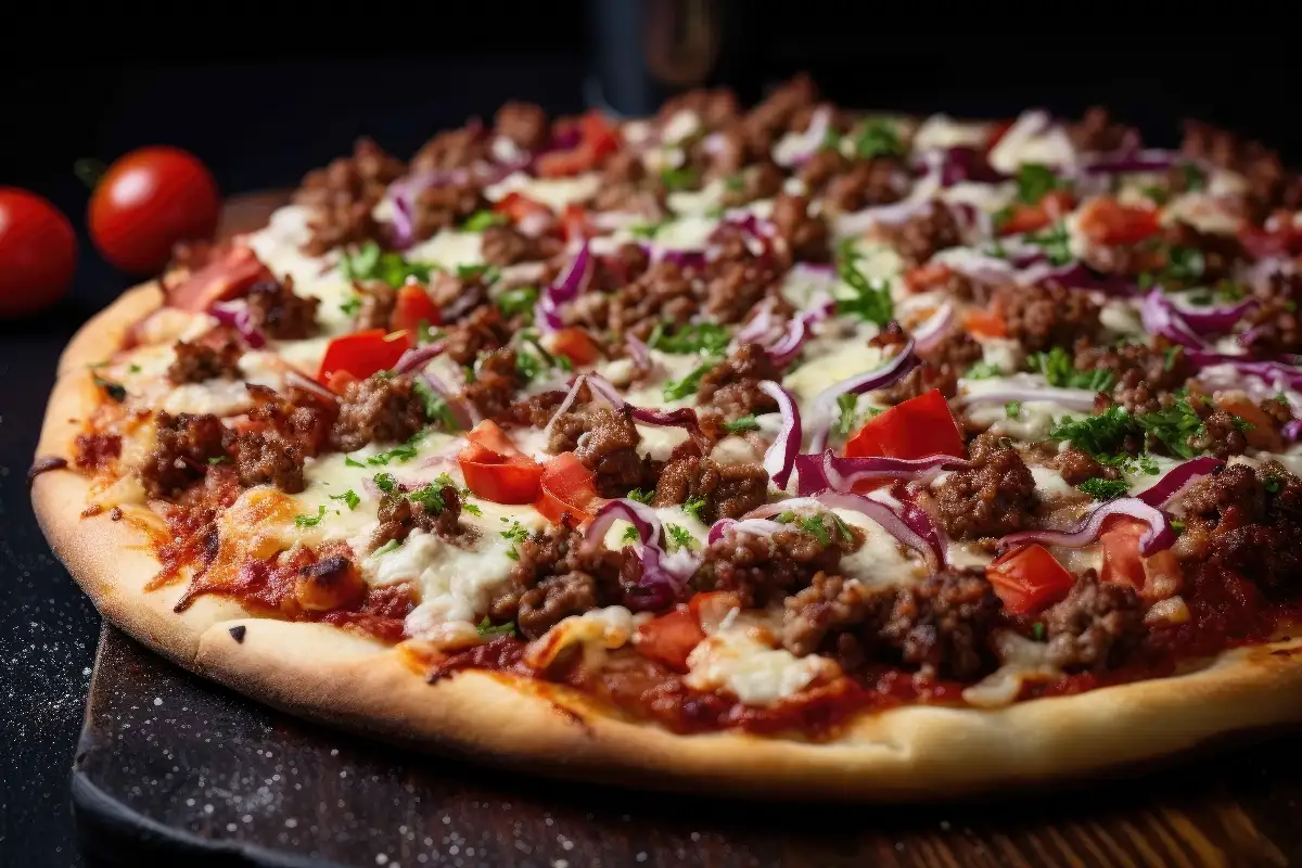 kebab pizza